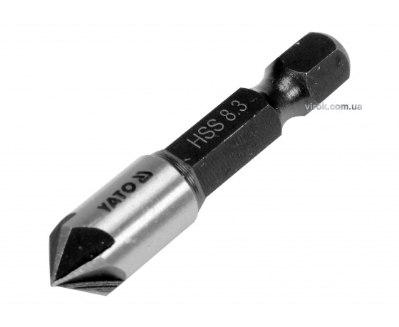 Фото 2 - Зенківка конічна по металу YATO HEX- 1/4
