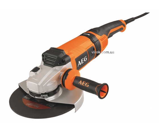 Фото 2 - Шліфмашина кутова AEG 2400 Вт 230 мм 6600 об/хв (4935431775)