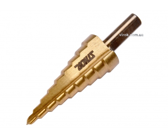 Фото 2 - Свердло конічне ступінчасте по металу STHOR 4-20 мм HSS 4241