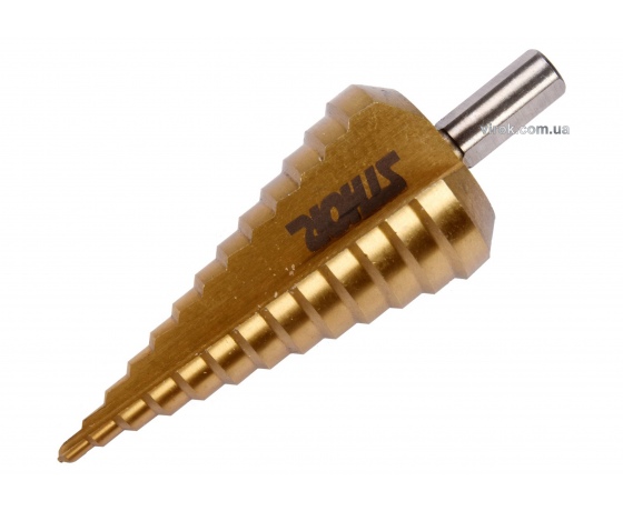 Фото 2 - Свердло конічне ступінчасте по металу STHOR 4-39 мм HSS 4241