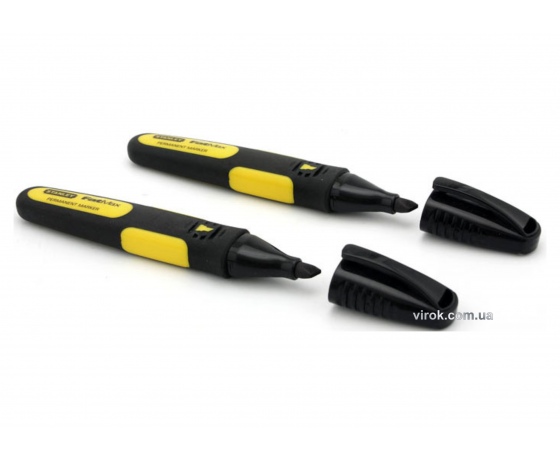 Фото 2 - Маркер чорний перманентний STANLEY 