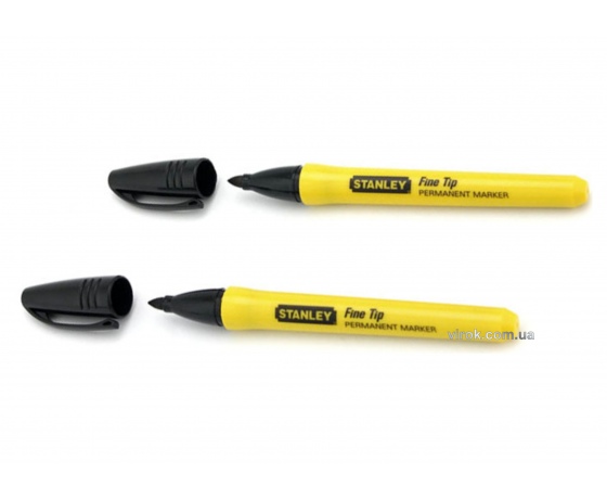 Фото 2 - Маркер чорний перманентний STANLEY 