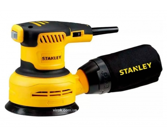 Фото 2 - Шліфмашина ексцентрикова мережева STANLEY 300 Вт 125 мм 13000 об/хв 2.5 мм