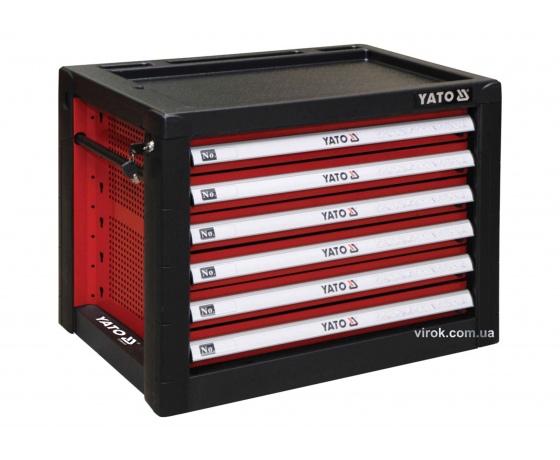 Фото 2 - Шафа для інструментів YATO 690 x 465 x 535 мм з 6 шухлядами 533 х 397 х 55 мм