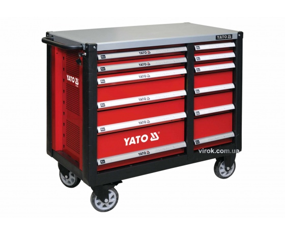 Фото 2 - Шафа-візок для інструментів YATO 1000 x 1130 x 570 мм з 12 шухлядами