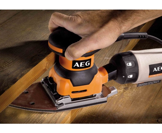 Фото 3 - Шліфмашина вібраційна AEG 260 Вт 115-140 мм 1.6 мм (4935416090)