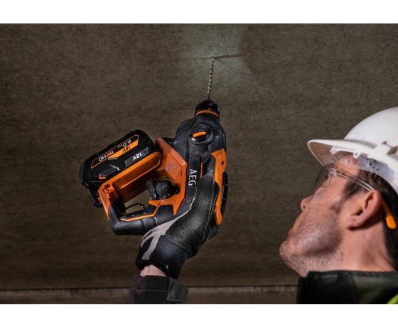 Фото 3 - Перфоратор акумуляторний SDS+ AEG Li-Ion 18 В 1300 об/хв 2.3 Дж 16 мм (бетон) (БЕЗ АКУМУЛЯТОРА) (4935464984)