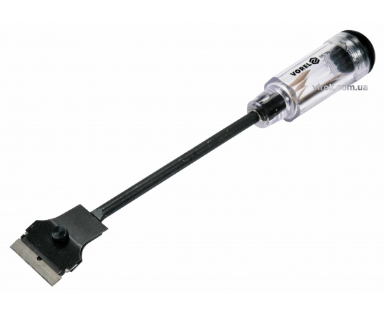 Фото 2 - Скребок для скла VOREL з 3 змінними лезами 40 мм 285 мм