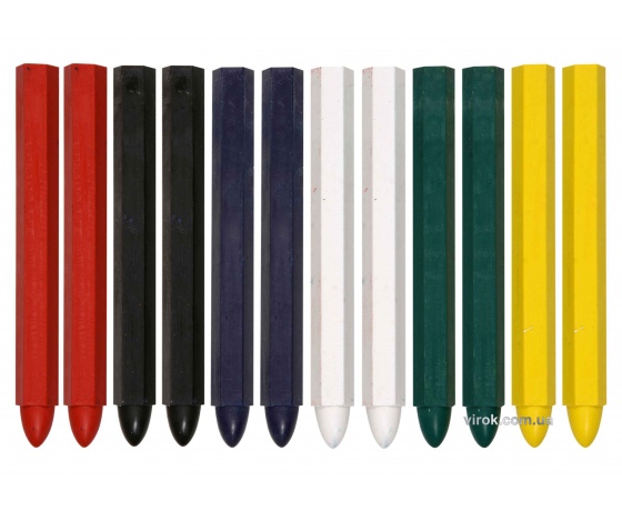 Фото 2 - Крейда маркувальна для різних поверхонь YATO 120 x 12 мм 12 шт