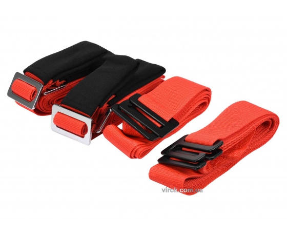 Фото 2 - Ремені для перенесення меблів VOREL 2- для спини 2- для регулювання висоти 5 x 280 см 4 шт