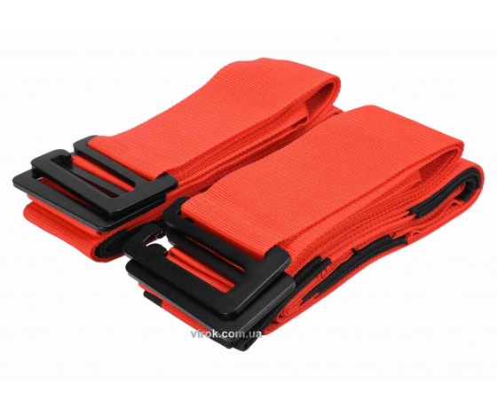 Фото 2 - Ремені для перенесення меблів YATO 2- для спини 2- для вантажу 8 x 280 см 4 шт