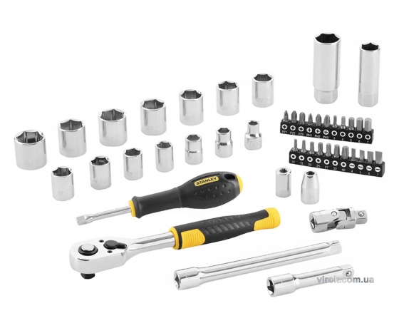 Фото 2 - Набір торцевих головок і викруткових насадок STANLEY 3/8