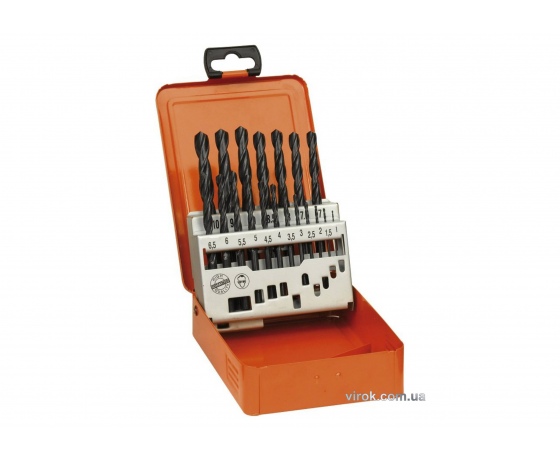 Фото 2 - Набір свердл по металу AEG Profi-Box 1-10 мм HSS-R DIN338 19 шт в футлярі (4932352459)