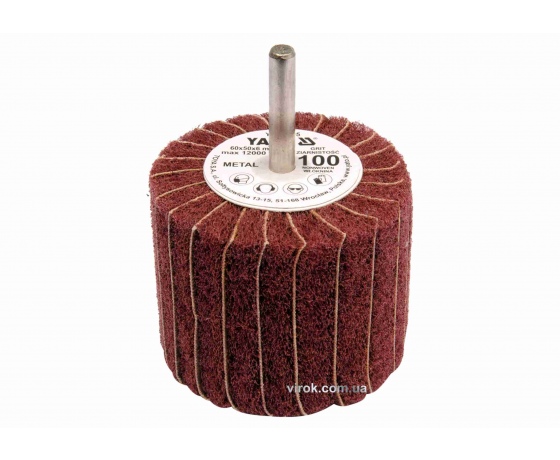 Фото 2 - Круг шліфувальний пелюстковий для дрилі YATO 60 x 50 x 6 мм К200