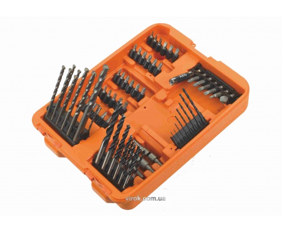 Фото 2 - Набір свердл і викруткових насадок AEG MULTIMIX 75 шт в футлярі (4932352670)