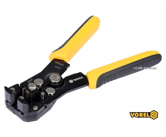 Фото 2 - Знімач ізоляції автоматичний VOREL 160 мм для кабелів 0.2-6 мм²