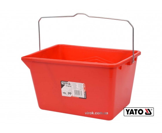 Фото 2 - Відро пластикове для малярних робіт YATO 15 л