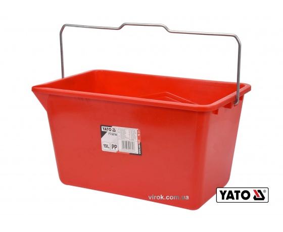 Фото 2 - Відро пластикове для малярних робіт YATO 19 л