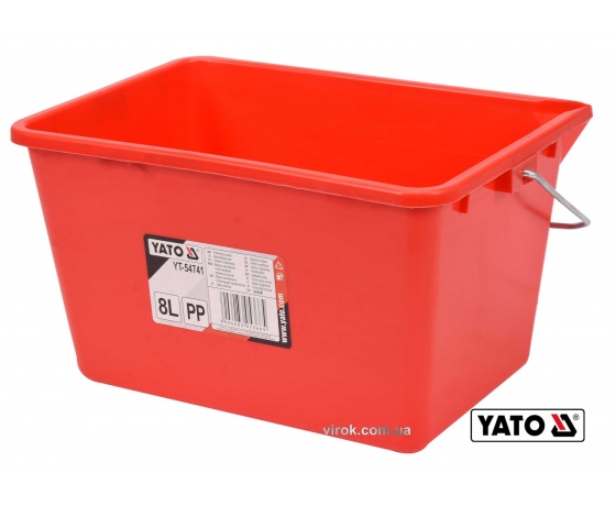 Фото 2 - Відро пластикове для малярних робіт YATO 8 л