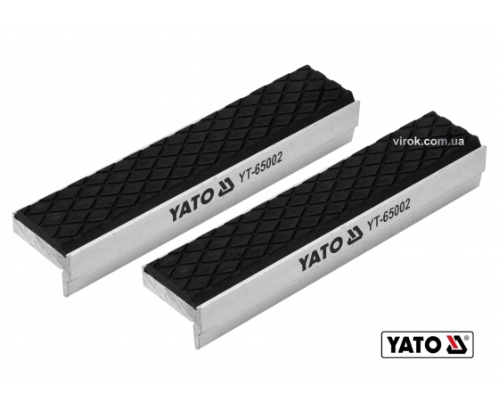 Фото 2 - Губки змінні до лещат YATO 125 х 30 х 10 мм