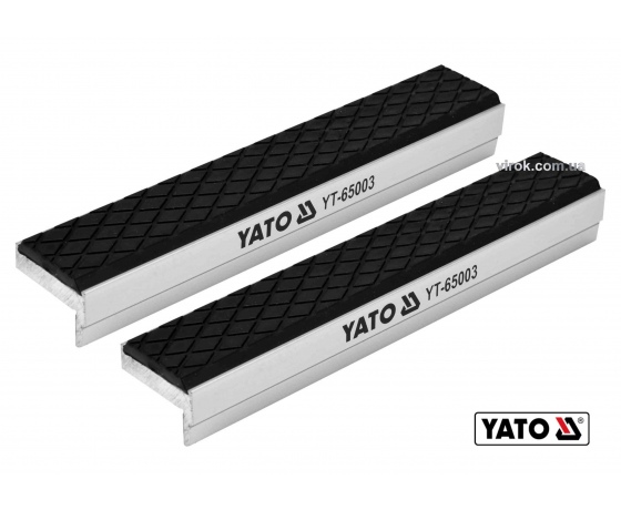 Фото 2 - Губки змінні до лещат YATO 150 х 30 х 10 мм
