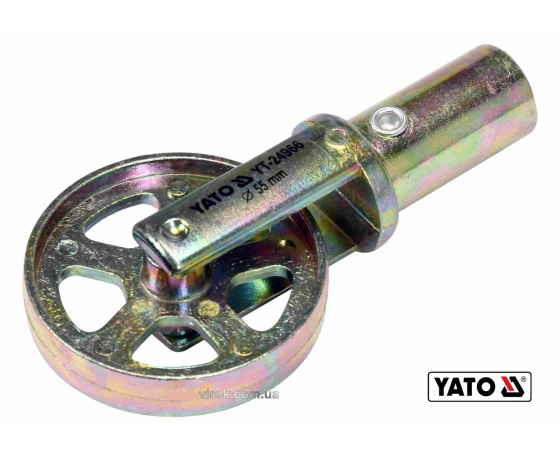 Фото 2 - Колесо ведуче для очищення каналізації YATO 55 мм з оцинкованої сталі до YT-24980