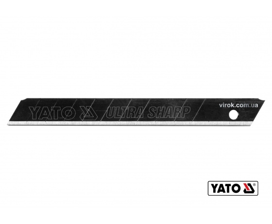 Фото 2 - Леза сталеві з відломними сегментами YATO 9 мм 10 шт