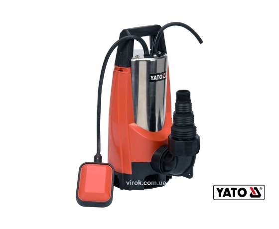 Фото 2 - Насос для брудної води YATO 1100 Вт 14000 л/год 10 м