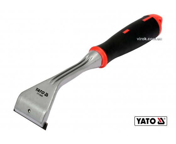 Фото 2 - Цикля-скребок YATO 260 мм з лезом 52 мм + викруткова насадка PH2