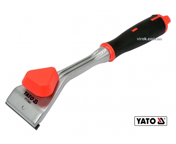 Фото 2 - Цикля-скребок YATO 290 мм з лезом 62 мм + викруткова насадка PH2