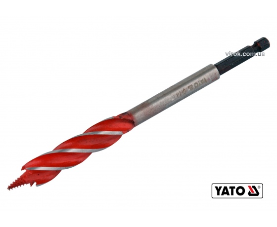Фото 2 - Свердло по дереву YATO 14 x 165 мм HEX- 1/4