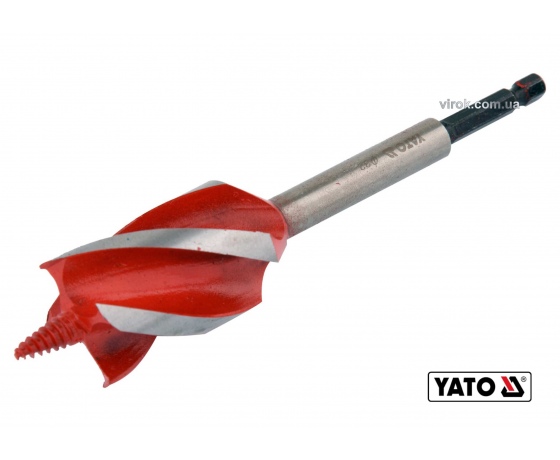 Фото 2 - Свердло по дереву YATO 32 x 165 мм HEX- 1/4