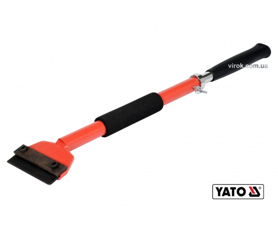 Фото 2 - Скребок ударний для збивання твердих розчинів YATO 58-82 см зі сталевим лезом 10 см