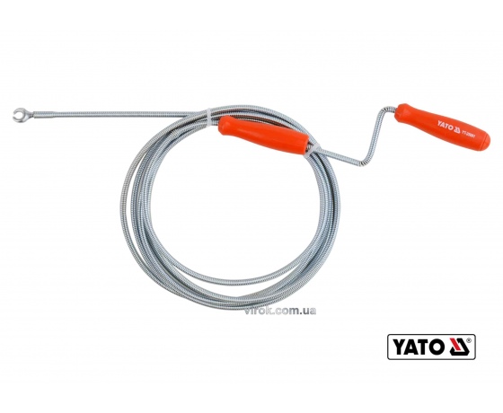 Фото 2 - Трос для очищення каналізаційних труб YATO 5 мм x 3 м