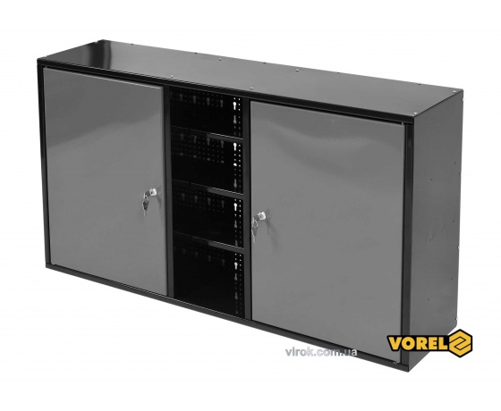 Фото 2 - Шафа настінна для майстерні VOREL 1125 х 265 х 630 мм з лакованої бляхи 0.8-1 мм