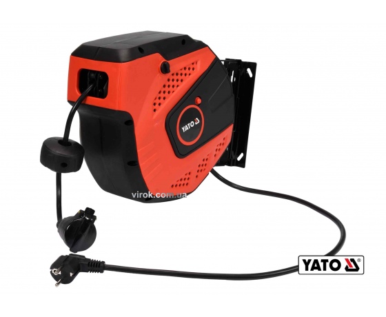 Фото 2 - Подовжувач електричний на котушці YATO 10 м 1.5 мм² 3-жильний