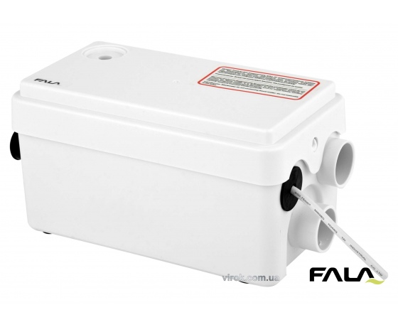 Фото 2 - Помпа до каналізаційних стоків душа і вмивальника мережева FALA 250 Вт на висоту 4 м 80 л/хв