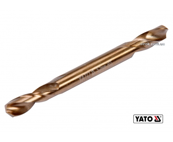 Фото 2 - Свердло по металу двостороннє шліфоване YATO 5.2 x 62/16 мм HSS 6542
