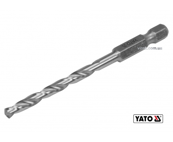 Фото 2 - Свердло по металу YATO 4.5 x 80/47 мм HEX-1/4