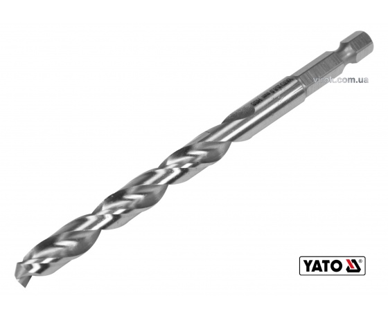 Фото 2 - Свердло по металу YATO 8 x 117/75 мм HEX-1/4