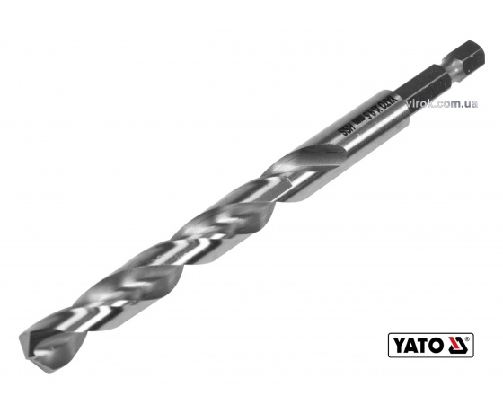 Фото 2 - Свердло по металу YATO 9.5 x 125/81 мм HEX-1/4