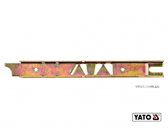 Фото 2 - Шаблон для заточування обмежувача глибини зубів ланцюгів YATO 150 х 13 х 1 мм 0.65 мм кут 10°/30°/35°