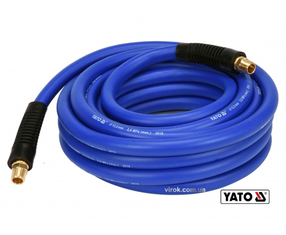 Фото 2 - Шланг пневматичний гібридний YATO 12.5 мм x 10 м 3/8