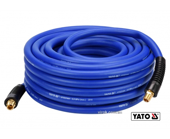 Фото 2 - Шланг пневматичний гібридний YATO 12.5 мм x 20 м 3/8