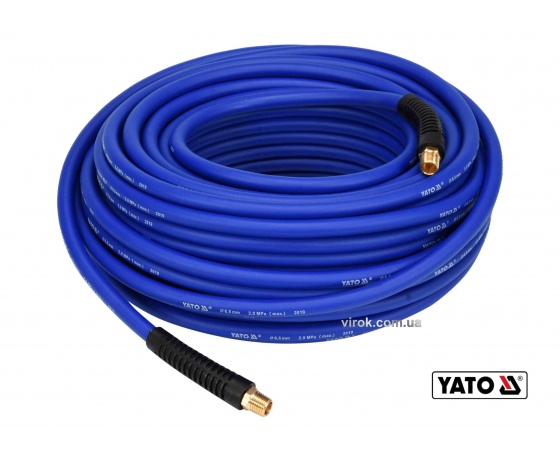Фото 2 - Шланг пневматичний гібридний YATO 6.5 мм x 30 м 1/4