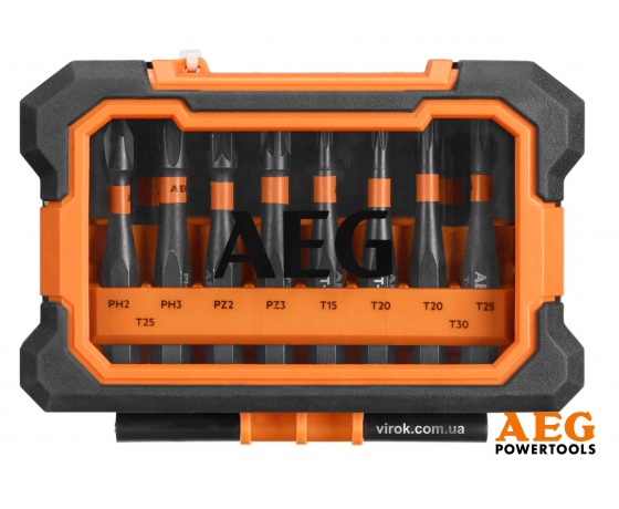 Фото 2 - Набір викруткових насадок ударних AEG 50 мм HEX- 1/4