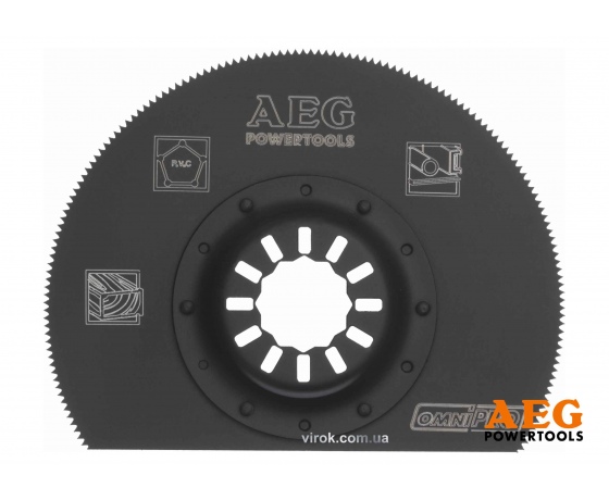 Фото 2 - Полотно різальне біметалеве по дереву, металу, ПВХ до реноваторів OMNI AEG 88 x 20 мм