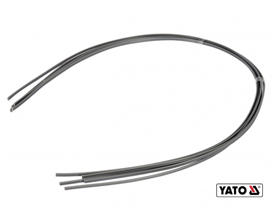 Фото 2 - Стержні з ПВХ для зварювання/пайки пластику YATO 2.5 x 5 мм x 1 м 400°C 5 шт