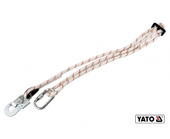 Фото 2 - Мотузка з карабінами YATO 2 м Ø14 мм
