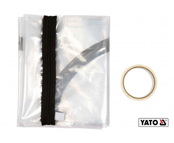 Фото 2 - Плівка пилезахисна для дверних і віконних отворів YATO 217 х 117 см тип 